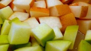 Салат из чечевицы с яблоком