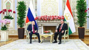 Путин отметил позитивную динамику развития отношений РФ и Таджикистана