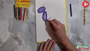 03 Рисунок восковыми мелками Воздушный шарик