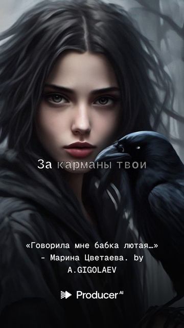 «Говорила мне бабка лютая…» - Марина Цветаева.