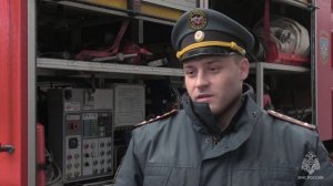 Опытные учения по тушению пожаров в высотных зданиях
