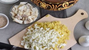 Окрошка рыбная