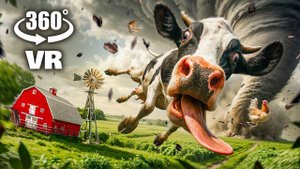 VR 360° САМЫЙ БОЛЬШОЙ ТОРНАДО НА ФЕРМЕ