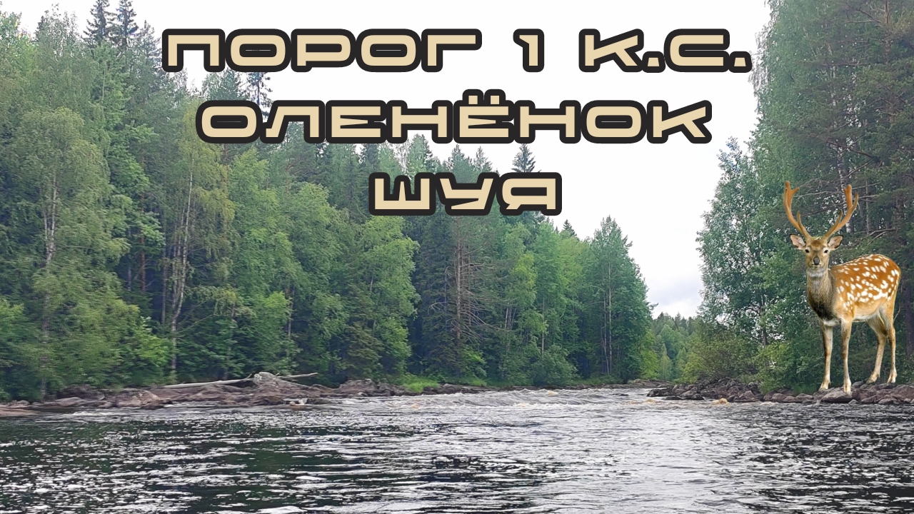 Порог 1 к.с. «Оленёнок» / Типичный порог — шивера / Карелия / Река Шуя #сплав #карелия #гребля #шуя Порог 1 к.с. «Оленёнок» / Типичный порог — шивера / Карелия / Река Шуя #сплав #карелия #гребля #шуя