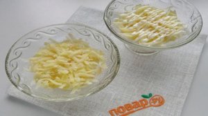 Салат Оливье под шубой