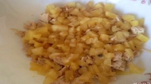 Салат из чернослива и курицы