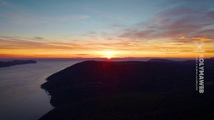 Закат. Магадан. Нагаевская сопка