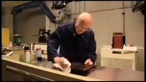 Видео процесса капиллярной дефектоскопии