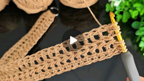 Лента крючком #вязаниекрючком #всевжизнисвязано