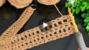 Лента крючком #вязаниекрючком #всевжизнисвязано