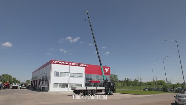 Бортовой FAW J6 CA3250(6×4) с КМУ HKTC HLC-8026A
