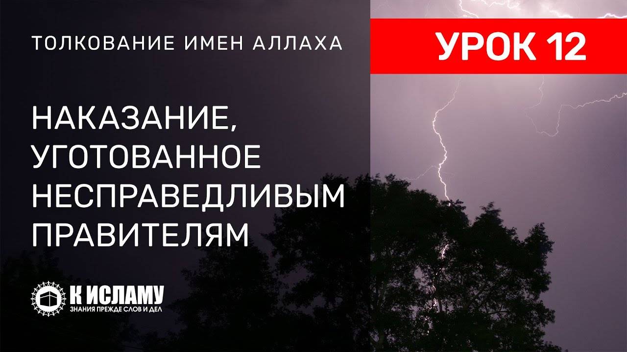 12) Наказание, уготованное несправедливым правителям | Ринат Абу Мухаммад смотреть онлайн