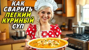 Как сварить легкий куриный суп
