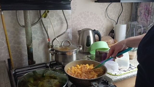 Рыба под маринадом/Овощное рагу 🍲 Наша любимка подросла 👍 🙏🔥❤