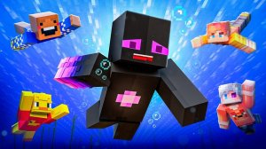 🌊 ЭКСТРИМАЛЬНЫЕ ПРЯТКИ ПОД ВОДОЙ! Построй СЕКРЕТНУЮ БАЗУ Чтобы ВЫЖИТЬ в Майнкрафт!