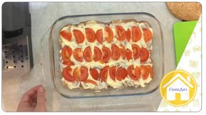 Филе бедра с помидором и сыром. Очень вкусно и просто.