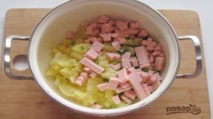 Окрошка с помидорами