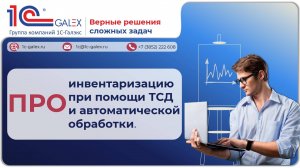 ПРО инвентаризацию при помощи ТСД и автоматической обработки.