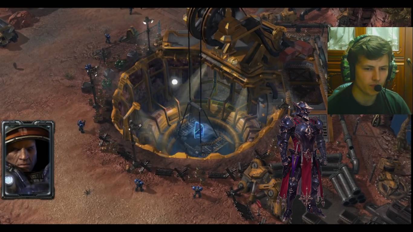 тёмный рыцарь прошёл 2 голову вне закона в StarCraft II. 2 серия.