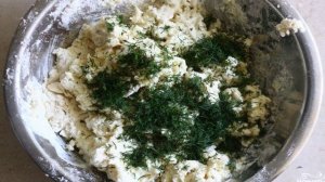 Печенье с йогуртом и укропом