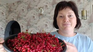 Калина за зиму.