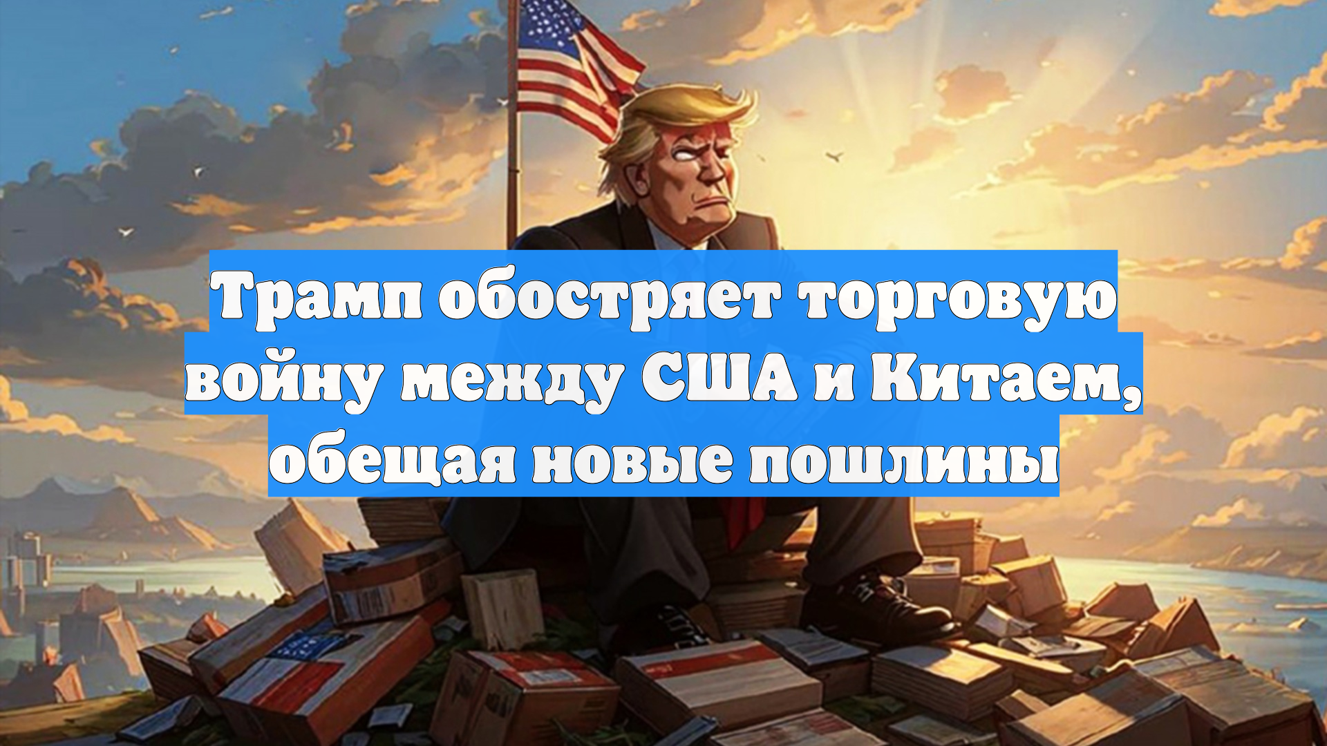 Трамп обостряет торговую войну между США и Китаем, обещая новые пошлины