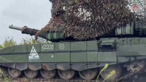 Боевая подготовка экипажей танков Т-90М «Прорыв» группировки войск «Днепр»