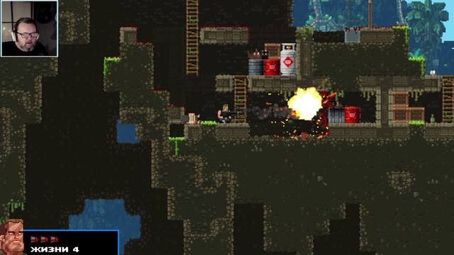 Пиксельный Марафон. Broforce #2 Boss Terrorkopter