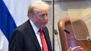 Выступление Трампа в кнессете пытались сорвать