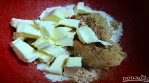 Овсяный пирог с грушей