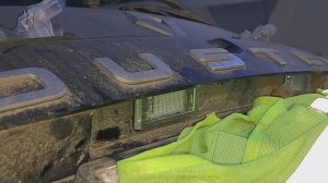 замена подсветки номера на  led Рено Дастер