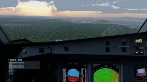 X-Plane посадка в Осло
