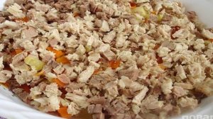 Салат с вареным мясом