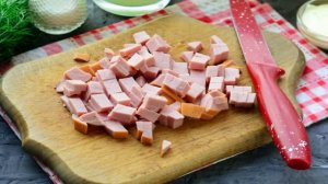 Окрошка на сыворотке с майонезом