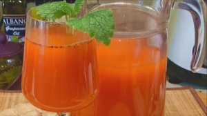 Морс из облепихи и клюквы