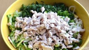 Окрошка (классический рецепт) на кефире