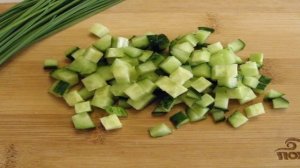 Окрошка с курицей