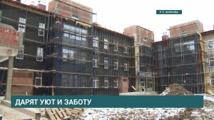 Закончить строительство новых корпусов Марковского геронтологического центра планируют в 2026 году