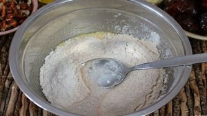 Печенье с орехами и финиками