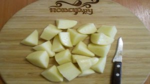 Курица, запеченная с картофелем и овощами