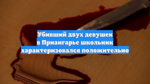 Убивший двух девушек в Приангарье школьник характеризовался положительно