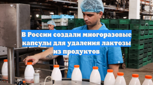 В России создали многоразовые капсулы для удаления лактозы из продуктов