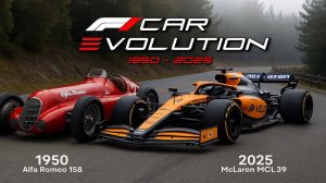 F1 Формула-1 Car (1950-2025) История трансформации автомобиля #Technoyarus