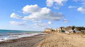 Пляж Фрунзе_Сакский 13-10-2025