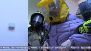 10.10.2025 Сахалинские пожарные устранили тренировочное возгорание в Корсакове