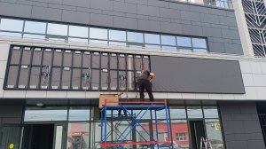 LED-экран на фасад здания от компании "Телевиком"