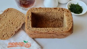 Окрошка в хлебе