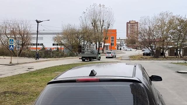 Копейск проспект Коммунистический 35. видеообзор с улицы