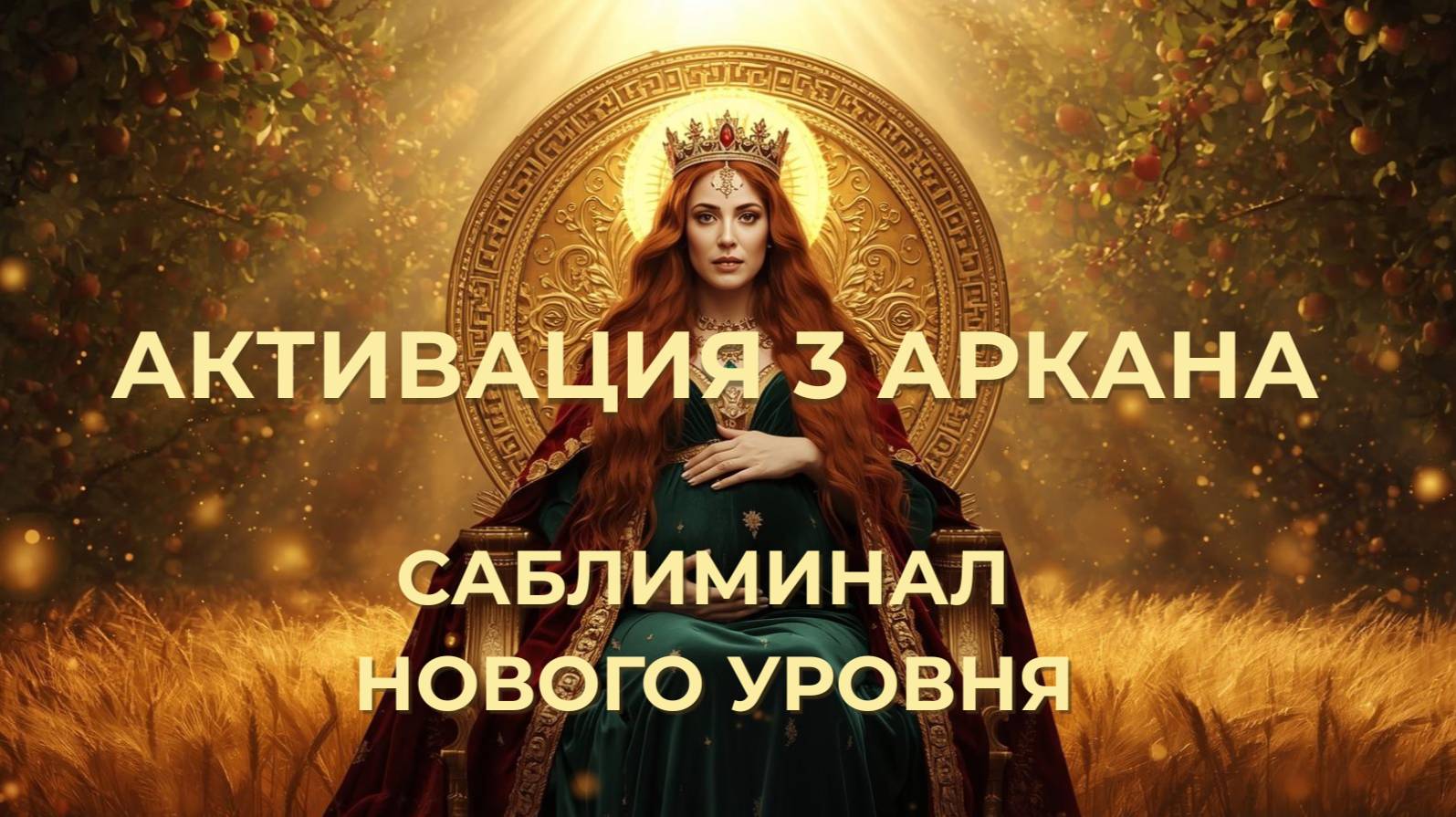 АКТИВАЦИЯ 3 АРКАНА 👑 ИМПЕРАТРИЦА | Матрица Судьбы | Саблиминал нового уровня |