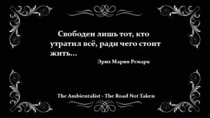 The Ambientalist - The Road Not Taken